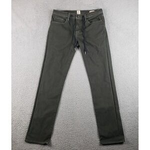 Hiroshi Kato The Pen Slim Jeans Mens 33 (33x34) Green USA Stretch Comfort